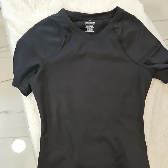 Shoulder support shirt, small, black, EUC or NWOT - Picture 2 of 5